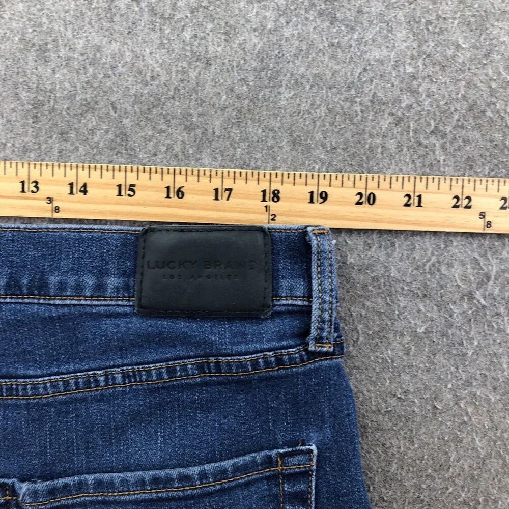 Lucky Brand Jeans Mens 38x32 Blue Medium Wash 410 Athletic Slim Denim Pants